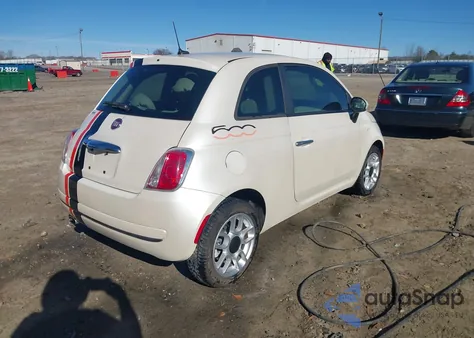 2012 Fiat 500 Pop from USA, damaged, VIN 3C3CFFAR7CT110745